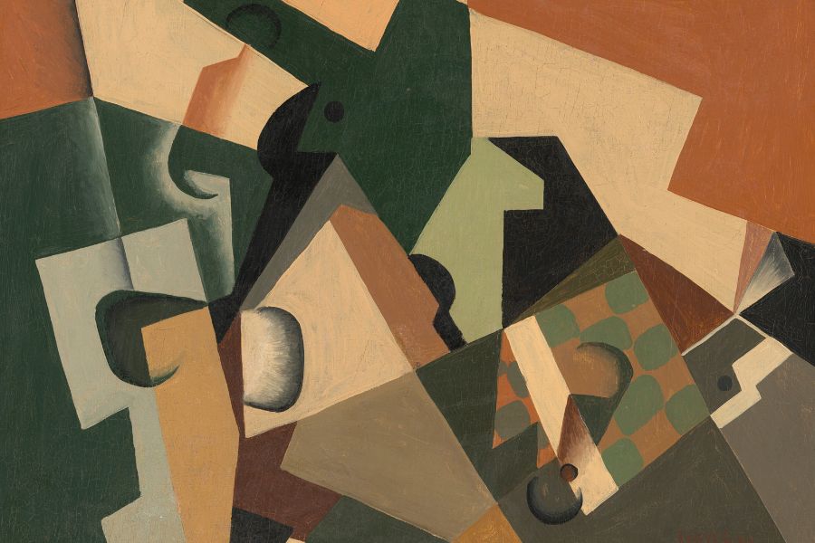 Cubism painting example