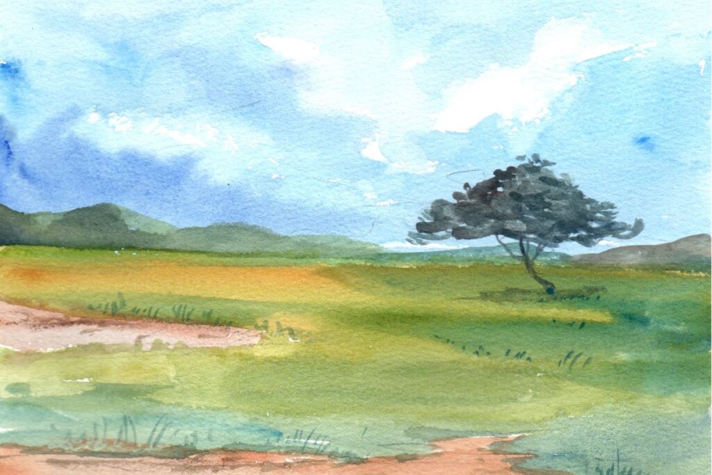 Landscape Painting example