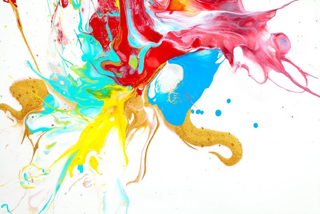 action painting example
